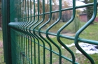 3D забор цвет зеленый RAL 6005 высота 1,73м