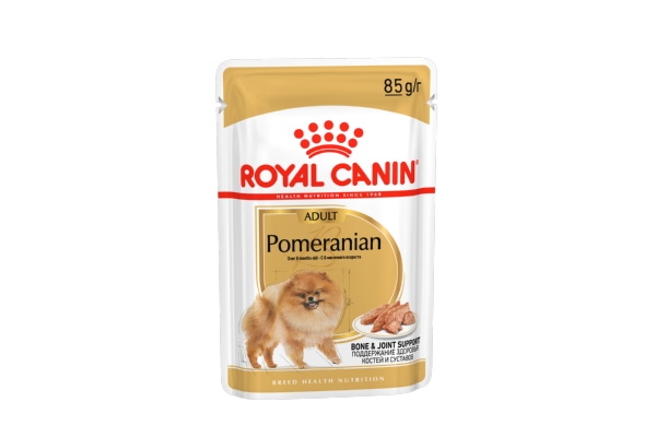 Корм консервированный  Royal Canin Pomeranian для взрослых собак породы померанский шпиц, 0,5 кг