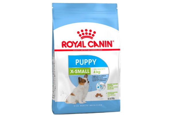 Сухой корм Royal Canin X-SMALL Pappy (Junior) для щенков очень мелких собак (вес взрослой собаки до 4 кг) в возрасте до 10 месяцев