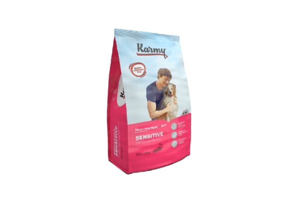 Корм Karmy Medium Maxi для собак сенсетив лосось 2 кг