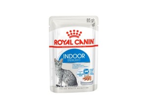 Влажный корм Royal Canin Indoor полнорационный для взрослых кошек в возрасте от 1 года до 7 лет, постоянно живущих в помещении 0,085 кг