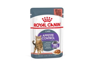 Влажный корм Royal Canin Appetite Control полнорационный для взрослых кошек, рекомендуется для контроля выпрашивания корма 0,085 кг