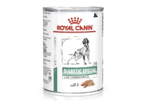 Корм консервированный  Royal Canin Diabetic Special Low Carbohydrate для взрослых собак, разработанный для регулирования уровня глюкозы при сахарном диабете, 0,41 кг