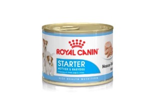 Корм консервированный Royal Canin Starter Mousse Dog Can для беременных и кормящих собак, а также щенков до 2-х месячного возраста, 0,195 кг 