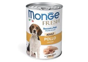 Влажный корм Monge Dog Fresh консервы для собак 400гр. ж/б в ассортименте