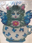 Алмазная мозаика «Котёнок в кружке»