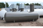 Горизонтальный газгольдер ФАСХИММАШ с низкими патрубками ТИП FAS-РУРГ-4,8 Объем 4,8 м3, диаметр резервуара 1200 мм