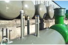 Горизонтальный газгольдер ФАСХИММАШ с низкими патрубками ТИП FAS-РУРГ-12,0 Объем 12,0 м3, диаметр резервуара 1200 мм