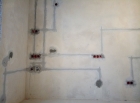 Штробление стен под укладку провода (пеноблок, ПГП)