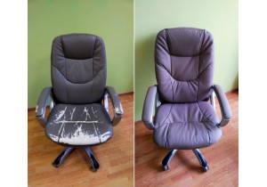 Перетяжка сидения кресла