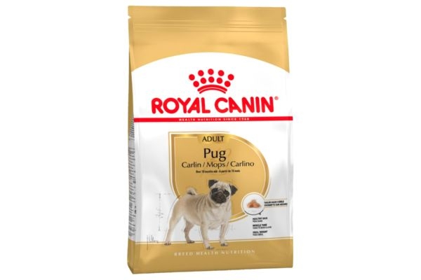 Сухой корм Royal Canin Pug Adut для взрослых собак породы мопс в возрасте 10 месяцев и старше